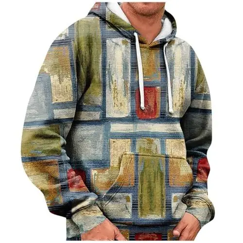Produktbild: Activewear für Herren Zip Hoodie Herren leinenjacke Herren Sommer Sweatshirt 100 Baumwolle Hoodie Thick Hoody Jungen 176 XXXL lustige Tshirts männer Longsleeve Herren Sport