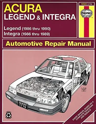 Produktbild: Acura: Integra & Legend 1986-1990 (Haynes Manuals)