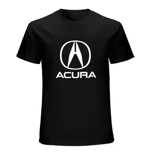 Produktbild: Acura Acura Men's White Logo Adult Unisex Short Sleeve T-Shirt Black M