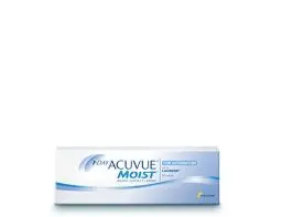 Produktbild: ACUVUE MOIST 1-DAY for Astigmatism Tageslinsen – Tageskontaktlinsen mit -0,25 dpt, Cyl -0,75, Ach 10 & BC 8.5 – UV Schutz, feuchtigkeitsspendend & Komfortables Tragegefühl – 30 Linsen