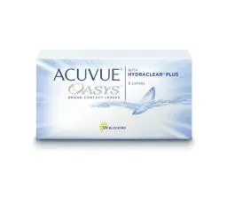 Produktbild: ACUVUE OASYS Kontaktlinsen – 2-Wochen-Linsen für Tag und Nacht mit -2 dpt und BC 8.4 – UV Schutz, Austrocknungsschutz & extrem komfortables Tragegefühl – 6 Linsen