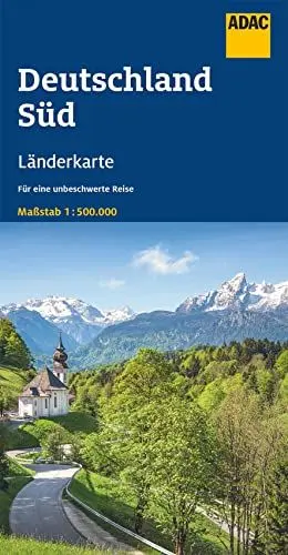 Produktbild: ADAC Länderkarte Deutschland Süd 1:500.000