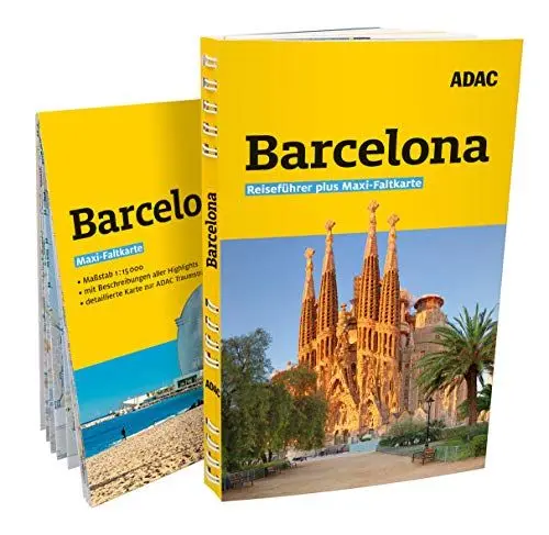 Produktbild: ADAC Reiseführer plus Barcelona: Mit Maxi-Faltkarte und praktischer Spiralbindung