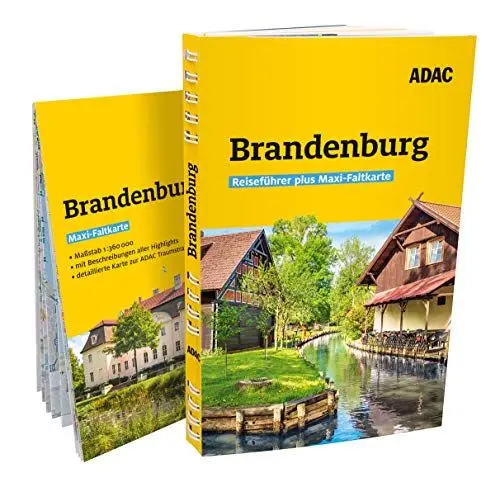 Produktbild: ADAC Reiseführer plus Brandenburg: Mit Maxi-Faltkarte und praktischer Spiralbindung