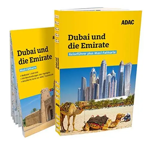 Produktbild: ADAC Reiseführer plus Dubai und Vereinigte Arabische Emirate: Mit Maxi-Faltkarte und praktischer Spiralbindung