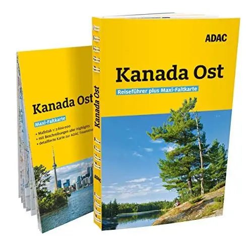Produktbild: ADAC Reiseführer plus Kanada Ost: Mit Maxi-Faltkarte und praktischer Spiralbindung
