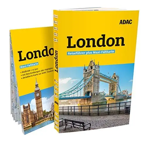 Produktbild: ADAC Reiseführer plus London: Mit Maxi-Faltkarte und praktischer Spiralbindung