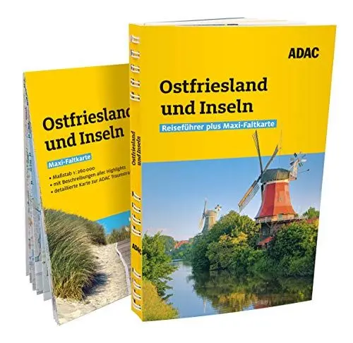 Produktbild: ADAC Reiseführer plus Ostfriesland und Ostfriesische Inseln: Mit Maxi-Faltkarte und praktischer Spiralbindung