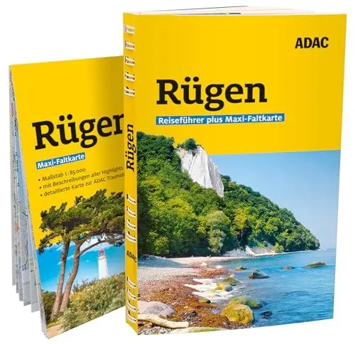 Produktbild: ADAC Reiseführer plus Rügen mit Hiddensee und Stralsund: Mit Maxi-Faltkarte und praktischer Spiralbindung