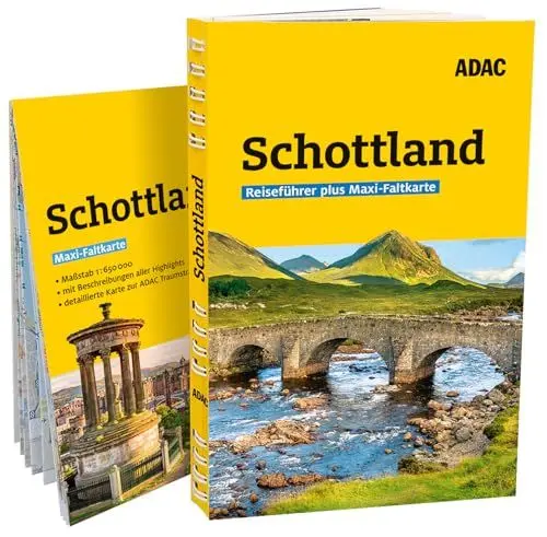 Produktbild: ADAC Reiseführer plus Schottland: Mit Maxi-Faltkarte und praktischer Spiralbindung