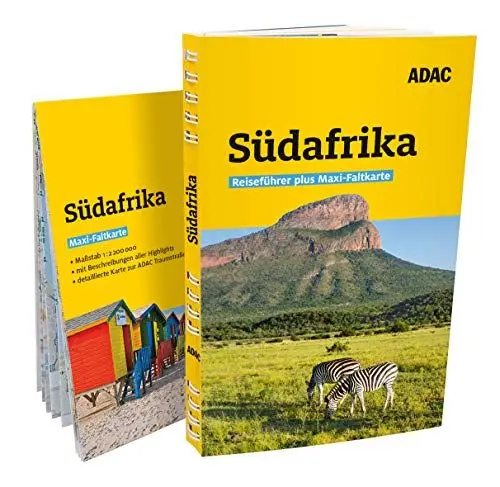 Produktbild: ADAC Reiseführer plus Südafrika: Mit Maxi-Faltkarte und praktischer Spiralbindung