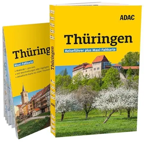 Produktbild: ADAC Reiseführer plus Thüringen: Mit Maxi-Faltkarte und praktischer Spiralbindung