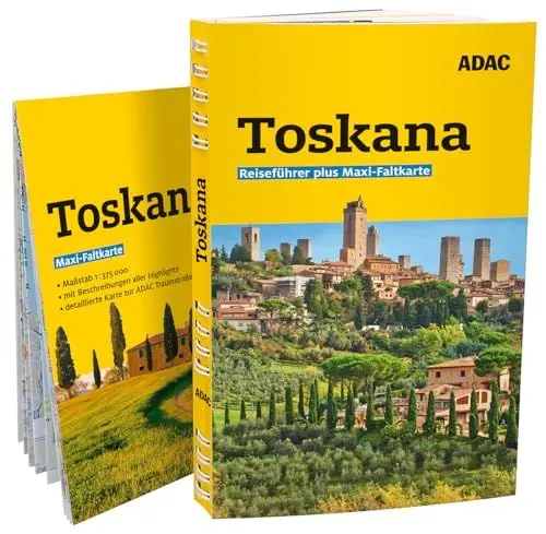 Produktbild: ADAC Reiseführer plus Toskana: Mit Maxi-Faltkarte und praktischer Spiralbindung