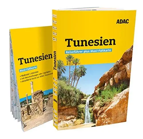 Produktbild: ADAC Reiseführer plus Tunesien: Mit Maxi-Faltkarte und praktischer Spiralbindung