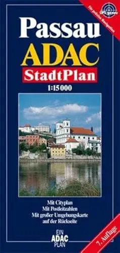 Produktbild: ADAC Stadtplan Passau: Mit Citypl. Mit Postleitzahlen. Mit großer Umgebungskte. (ADAC Stadtpläne)