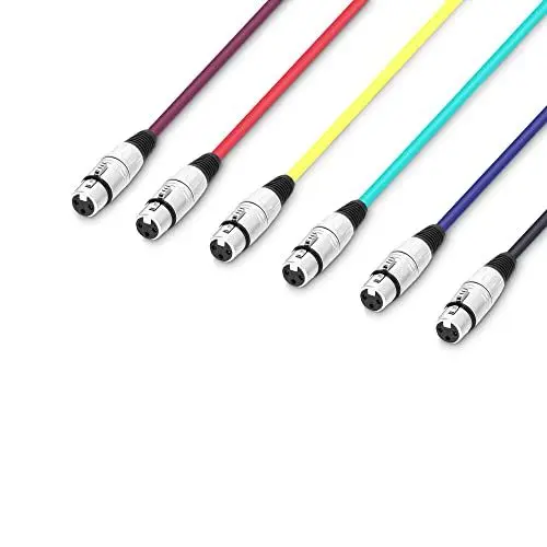 Produktbild: Adam Hall Cables 3 STAR MMF 0050 SET - Mikrofonkabel Set Adam Hall® XLR Female x XLR Male | 0,5 m
