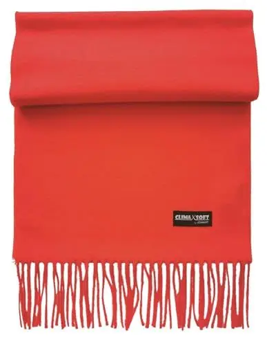 Produktbild: ADAMANT Schal Herren/UNISEX - 100% Climaxsoft (weich wie Kaschmir) - Standard-Länge/Breite - LIEBLINGSSCHAL (Blut-Orange)