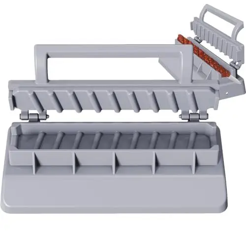 Produktbild: Adana Kebab Maschine | Kebab Maker Presse | Dicker ABS Manuelle Kebab Grill Form | Manuelle Kebab Pressform | Picknick Im Freien, Kebab Grillparty Camping, Kebab Maschine 29x12,7x9cm