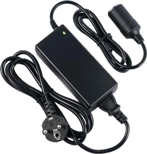 Produktbild: Adapter zigarettenanzünder Steckdose, Spannungswandler 230V auf 12V, 230V auf 12V,Adapter für Kühlbox.KFZ Netzadapter.