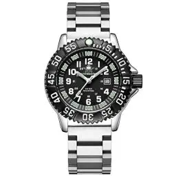 Produktbild: ADDIESDIVE Herren Analog Quarz Uhr mit Edelstahl Armband leuchtende Armbanduhr