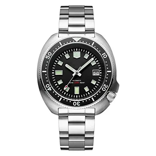 Produktbild: ADDIESDIVE taucheruhren Herren 200m NH35A saphirglas Uhren Herren automatik mit Edelstahlarmband