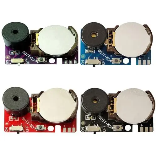 Produktbild: ADDLIVE Annoyatrons, 4 Stück Annoying PCB Random Noise Maker, Annoyatrons Prank, Mini Annoying Noise Maker, Cricket Noise Maker Prank Noise Maker for Party Home School