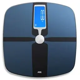 Produktbild: ADE Körperfettwaage BA 1600 FITvigo (Personenwaage mit App, Bluetooth zur Analyse von Gewicht, Körperfett, Körperwasser, Muskelmasse, BMI) blau
