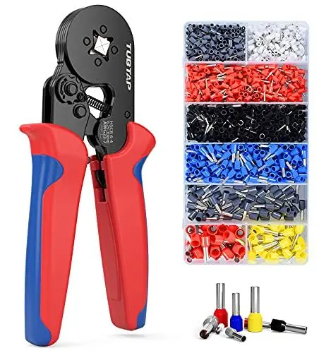 Produktbild: Aderendhülsenzange Set - TUBTAP® Crimpzange Aderendhülsen Set mit 1200 stück Aderendhülsen mit 1200 stück Aderendhülsen Tool Kit