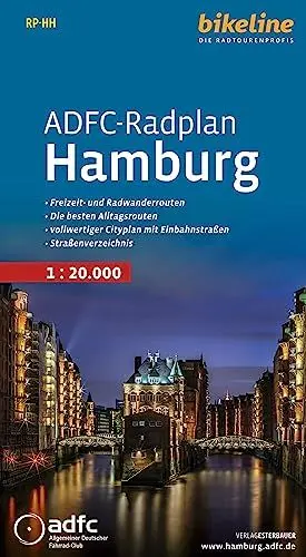 Produktbild: ADFC-Radplan Hamburg: 1:20.000 (Bikeline Radkarte)
