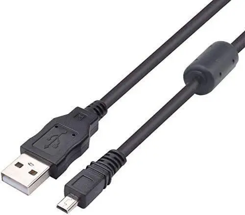 Produktbild: Adhiper UC-E6 USB-Kabel, Ersatz-Kamera UC-E16 UC-E17, Transferkabel, kompatibel mit Nikon DSLR D750, D5300, D7200, D3200, Coolpix L340, L32, A10, P520 (1.5m/Schwarz)