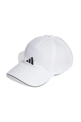 Produktbild: adidas Unisex AEROREADY Training Running Baseball Cap, White / Black / Black, M