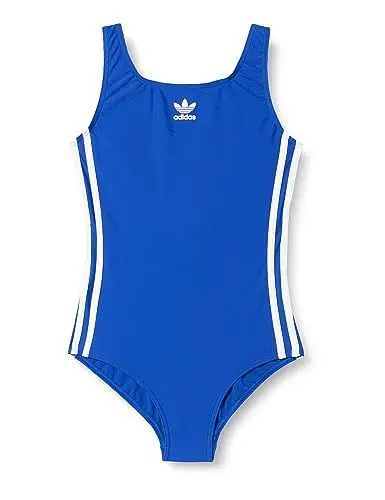 Produktbild: ADIDAS IC4740 ORI 3S Sui Swimsuit Girl's semi Lucid Blue/White 5-6A
