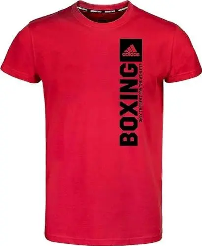 Produktbild: Adidas CLTS21V-B-108 Community Vertical T-Shirt Boxing T-Shirt Unisex Kids Vivid RedBlack S