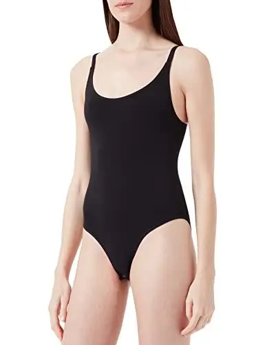 Produktbild: Adidas Damen Body Spaghetti Träger Top Bodysuit Sportbody Unterhemd (Gr. XS - XXL), Schwarz, M