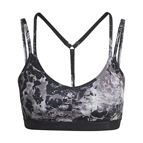 Produktbild: Adidas ESS LS AOP Sport-BH Schwarz L