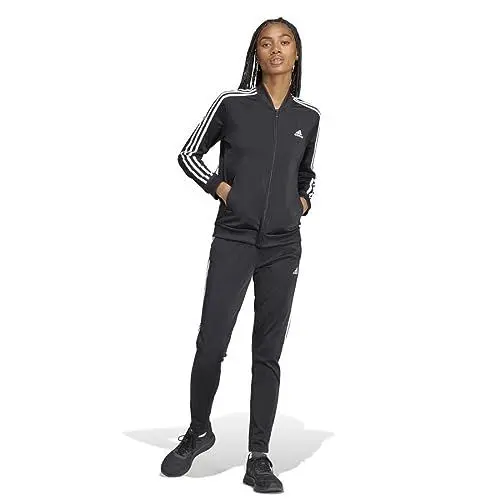 Produktbild: adidas Damen Essentials 3-Stripes Track Suit, Black/White, M