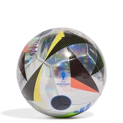 Produktbild: Adidas Fussballliebe Training Foil Euro 2024 Ball IN9368, Unisex Footballs, Silver, 5 EU
