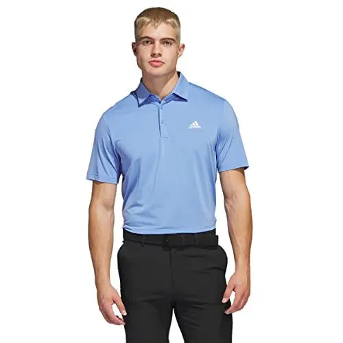 Produktbild: adidas Golf Herren Ultimate365 Fest Left Logo Stretch-Polo-Hemd - Blau - L