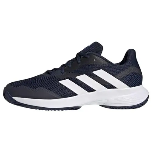 Produktbild: Adidas Herren CourtJam Control Tennis Shoes Tennisschuhe, Navy Blue/Cloud White/Cloud White, 44 EU
