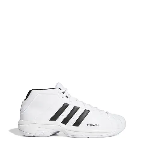 Produktbild: Adidas Herren Pro Model 2g Basketballschuhe, Weiß (FTWR Weiss/Kern SCHWARZ/FTWR Weiss)