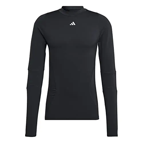 Produktbild: Adidas Mens T-Shirt (Long Sleeve) Techfit Cold.Rdy Long-Sleeve Top, Black, IA1131, M