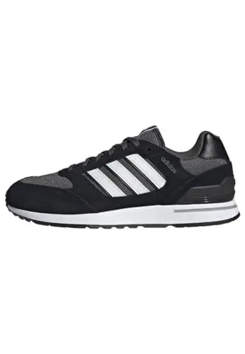 Produktbild: adidas Herren Run 80s Sneaker, Mehrfarbig Negbás Ftwbla Grisei, 42 EU