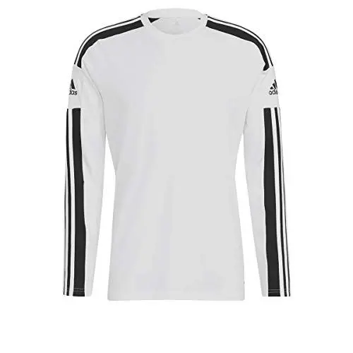Produktbild: adidas Herren Squadra 21 Long Sleeve Jersey, White/Black, M