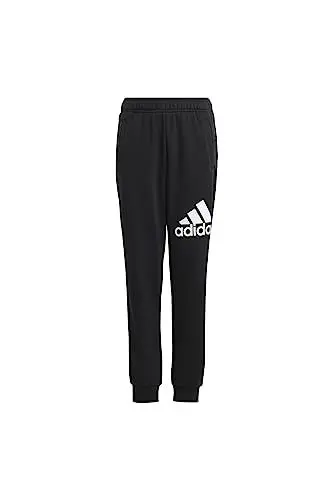 Produktbild: adidas Unisex Kinder Essentials Regular Fit Big Logo Cotton Pants, Black/White, 13-14 Years
