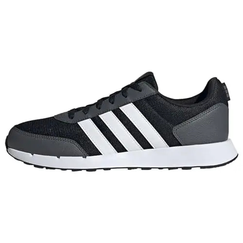 Produktbild: adidas Unisex Run 50s Shoes Schuhe, Core Black/Cloud White/Grey Six, 43 1/3 EU
