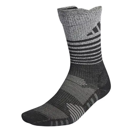 Produktbild: adidas Unisex COLD.RDY XCity Reflective Running Socks, Black/Reflective Silver/Black, 42-45
