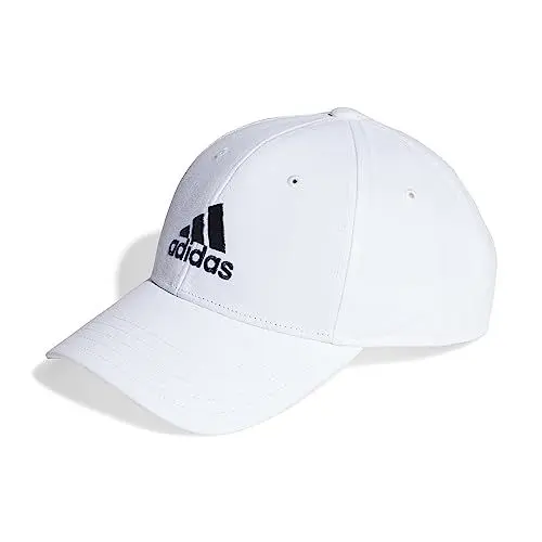 Produktbild: adidas Unisex Cotton Twill Baseball Cap, White/Black, M