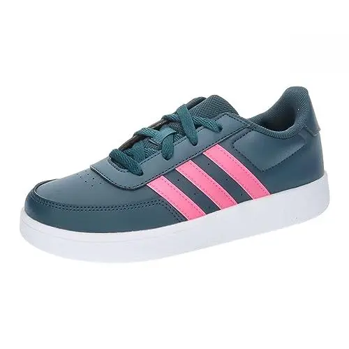 Produktbild: adidas Breaknet Lifestyle Court Lace Shoes Tennisschuhe, Arctic Night/Lucid pink/Cloud White, 31.5 EU