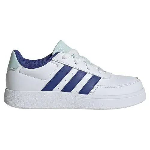 Produktbild: adidas Breaknet Lifestyle Court Lace Shoes Tennisschuhe, Cloud White/semi Lucid Blue/Halo Mint, 30.5 EU