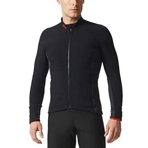Produktbild: adidas Cycling Herren Radjacke Supernova Climaheat Jacket, Black/Bold orange, M